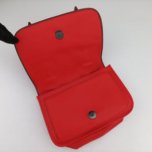 Vintage Bottega Veneta Intrecciato Red lambskin shoulderbag | stylenewstar