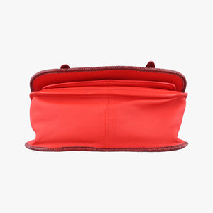 Vintage Bottega Veneta Intrecciato Red lambskin shoulderbag | stylenewstar