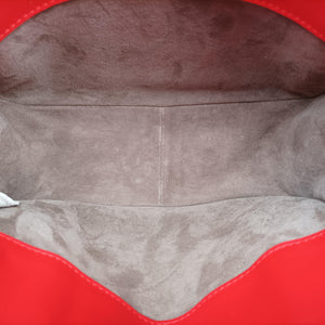 Vintage Bottega Veneta Intrecciato Red lambskin shoulderbag | stylenewstar