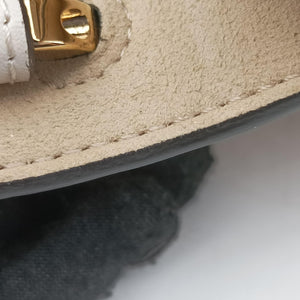 Secondhand Fendi studded Kan I White Leather 8M0381 shoulderbag | stylenewstar