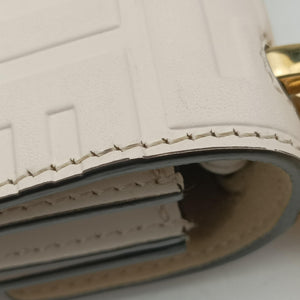 Secondhand Fendi studded Kan I White Leather 8M0381 shoulderbag | stylenewstar