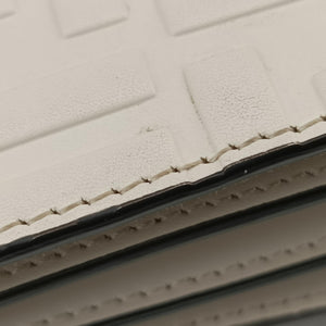 Secondhand Fendi studded Kan I White Leather 8M0381 shoulderbag | stylenewstar