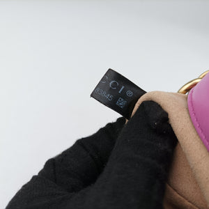 Pre-owned Gucci GG Marmont Pink Leather 448065 shoulderbag | stylenewstar