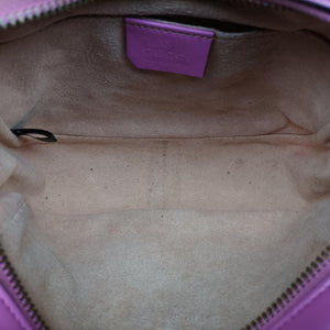 Pre-owned Gucci GG Marmont Pink Leather 448065 shoulderbag | stylenewstar