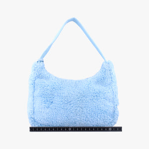 Pre-owned Prada Re-Edition2000 Blue Terry cloth 1NE515 handbag | stylenewstar