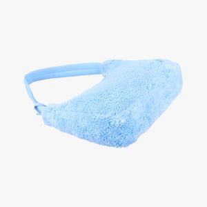 Pre-owned Prada Re-Edition2000 Blue Terry cloth 1NE515 handbag | stylenewstar