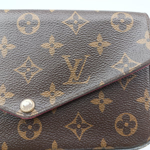 Pre-owned Louis Vuitton Pochette FéLICIE Brown Monogram Canvas M61276 shoulderbag | stylenewstar