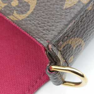 Pre-owned Louis Vuitton Pochette FéLICIE Brown Monogram Canvas M61276 shoulderbag | stylenewstar