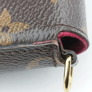 Pre-owned Louis Vuitton Pochette FéLICIE Brown Monogram Canvas M61276 shoulderbag | stylenewstar