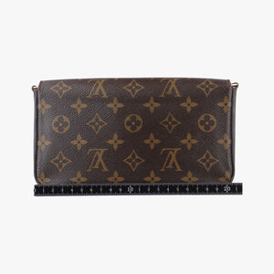 Pre-owned Louis Vuitton Pochette FéLICIE Brown Monogram Canvas M61276 shoulderbag | stylenewstar