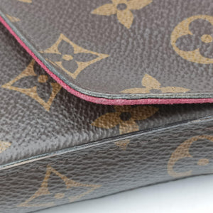Pre-owned Louis Vuitton Pochette FéLICIE Brown Monogram Canvas M61276 shoulderbag | stylenewstar