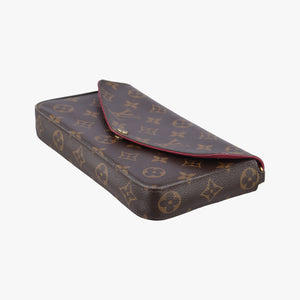 Pre-owned Louis Vuitton Pochette FéLICIE Brown Monogram Canvas M61276 shoulderbag | stylenewstar