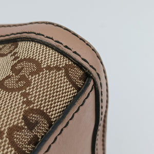 Secondhand Gucci Emily Brown×Pink canvas×leather 295403 shoulderbag | stylenewstar