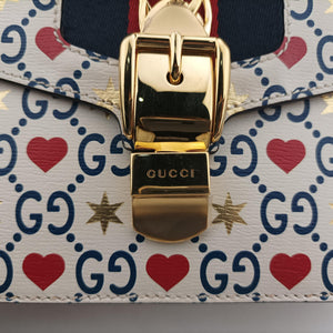 Pre-owned Gucci Sylvie Multicolour Leather 524405 shoulderbag | stylenewstar