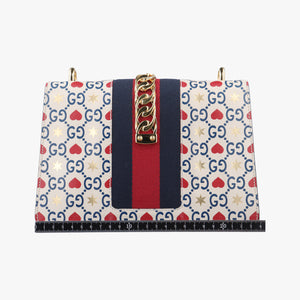 Pre-owned Gucci Sylvie Multicolour Leather 524405 shoulderbag | stylenewstar