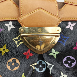Pre-owned Louis Vuitton URSULA Noir Monogram Multicolor M40124 handbag | stylenewstar