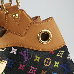 Pre-owned Louis Vuitton URSULA Noir Monogram Multicolor M40124 handbag | stylenewstar