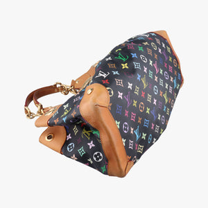 Pre-owned Louis Vuitton URSULA Noir Monogram Multicolor M40124 handbag | stylenewstar