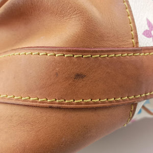 Pre-owned Louis Vuitton GRETA white Monogram Multicolor M40195 shoulderbag | stylenewstar