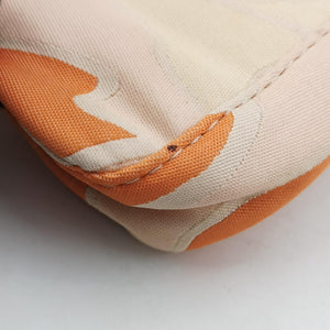 Pre-owned Fendi Baguette pink×orange canvas 226226 handbag | stylenewstar