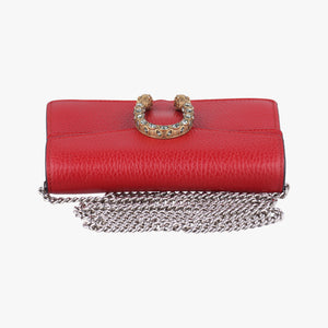 Secondhand Gucci Dionysus Red Leather 476432 shoulderbag | stylenewstar