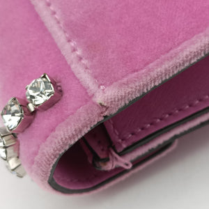 Pre-owned Gucci Dionysus Pink velour 476432 shoulderbag | stylenewstar