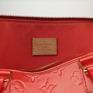 Pre-owned Louis Vuitton Alma GM pomme d'amour Vernis M93596 handbag | stylenewstar