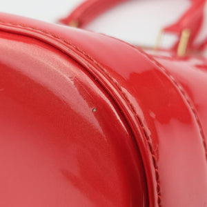 Pre-owned Louis Vuitton Alma GM pomme d'amour Vernis M93596 handbag | stylenewstar