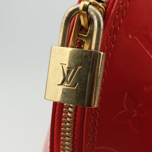 Pre-owned Louis Vuitton Alma GM pomme d'amour Vernis M93596 handbag | stylenewstar