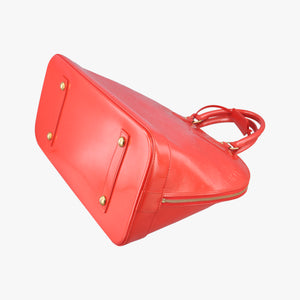 Pre-owned Louis Vuitton Alma GM pomme d'amour Vernis M93596 handbag | stylenewstar