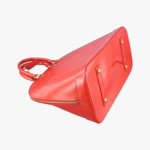 Pre-owned Louis Vuitton Alma GM pomme d'amour Vernis M93596 handbag | stylenewstar