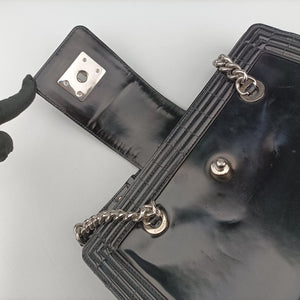 Secondhand Chanel Jetsetter Boy Shopping Tote Black Leather A67020 shoulderbag | stylenewstar