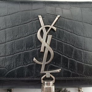 Vintage Yves Saint Laurent KATE Black Leather 354120 shoulderbag | stylenewstar