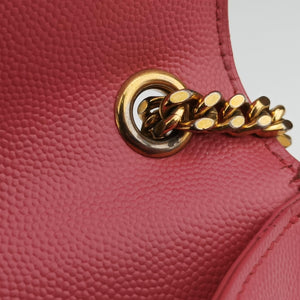Pre-owned Yves Saint Laurent KATE Pink Caviar Skin 364021 shoulderbag | stylenewstar