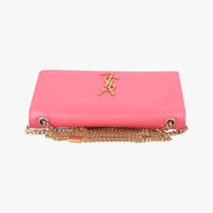 Pre-owned Yves Saint Laurent KATE Pink Caviar Skin 364021 shoulderbag | stylenewstar
