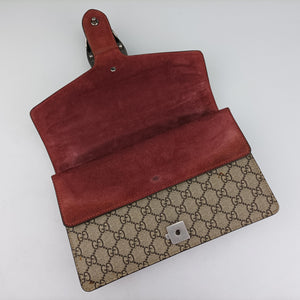 Pre-owned Gucci Dionysus BEIGE×RED×Multicolour PVC coated canvas 400249 shoulderbag | stylenewstar