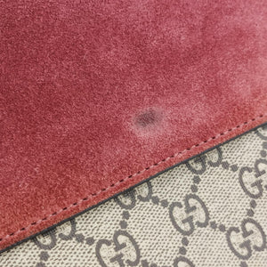 Pre-owned Gucci Dionysus BEIGE×RED×Multicolour PVC coated canvas 400249 shoulderbag | stylenewstar