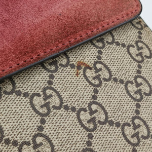 Pre-owned Gucci Dionysus BEIGE×RED×Multicolour PVC coated canvas 400249 shoulderbag | stylenewstar