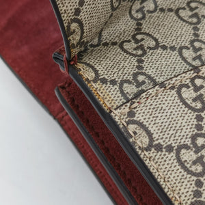 Pre-owned Gucci Dionysus BEIGE×RED×Multicolour PVC coated canvas 400249 shoulderbag | stylenewstar