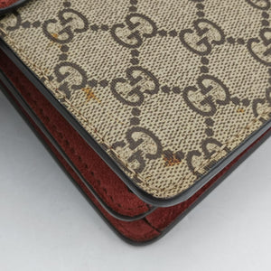 Pre-owned Gucci Dionysus BEIGE×RED×Multicolour PVC coated canvas 400249 shoulderbag | stylenewstar