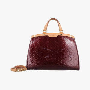 Pre-owned Louis Vuitton Brea MM ROUGE FAUVISTE Vernis M91690 shoulderbag | stylenewstar