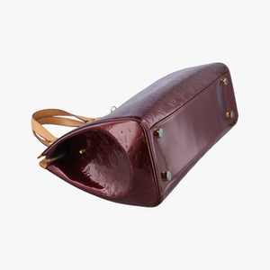 Pre-owned Louis Vuitton Brea MM ROUGE FAUVISTE Vernis M91690 shoulderbag | stylenewstar