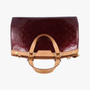 Pre-owned Louis Vuitton Brea MM ROUGE FAUVISTE Vernis M91690 shoulderbag | stylenewstar