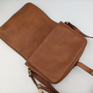 Pre-owned Gucci Marrakech Messenger Brown Canvas 257024 shoulderbag | stylenewstar