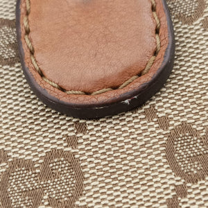 Pre-owned Gucci Marrakech Messenger Brown Canvas 257024 shoulderbag | stylenewstar