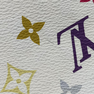 Pre-owned Louis Vuitton PRISCILLA white Monogram Multicolor M40096 handbag | stylenewstar