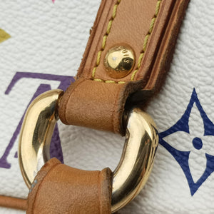 Pre-owned Louis Vuitton PRISCILLA white Monogram Multicolor M40096 handbag | stylenewstar