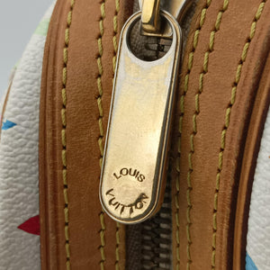 Pre-owned Louis Vuitton PRISCILLA white Monogram Multicolor M40096 handbag | stylenewstar