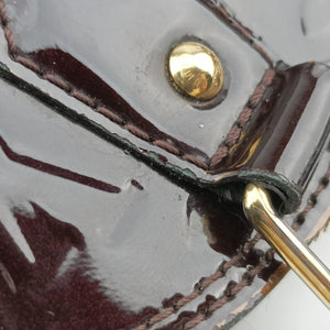 Pre-owned Louis Vuitton Alma BB Amarante Vernis M91678 shoulderbag | stylenewstar