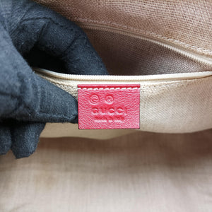 Secondhand Gucci Microguccissima Red Leather 449646 shoulderbag | stylenewstar